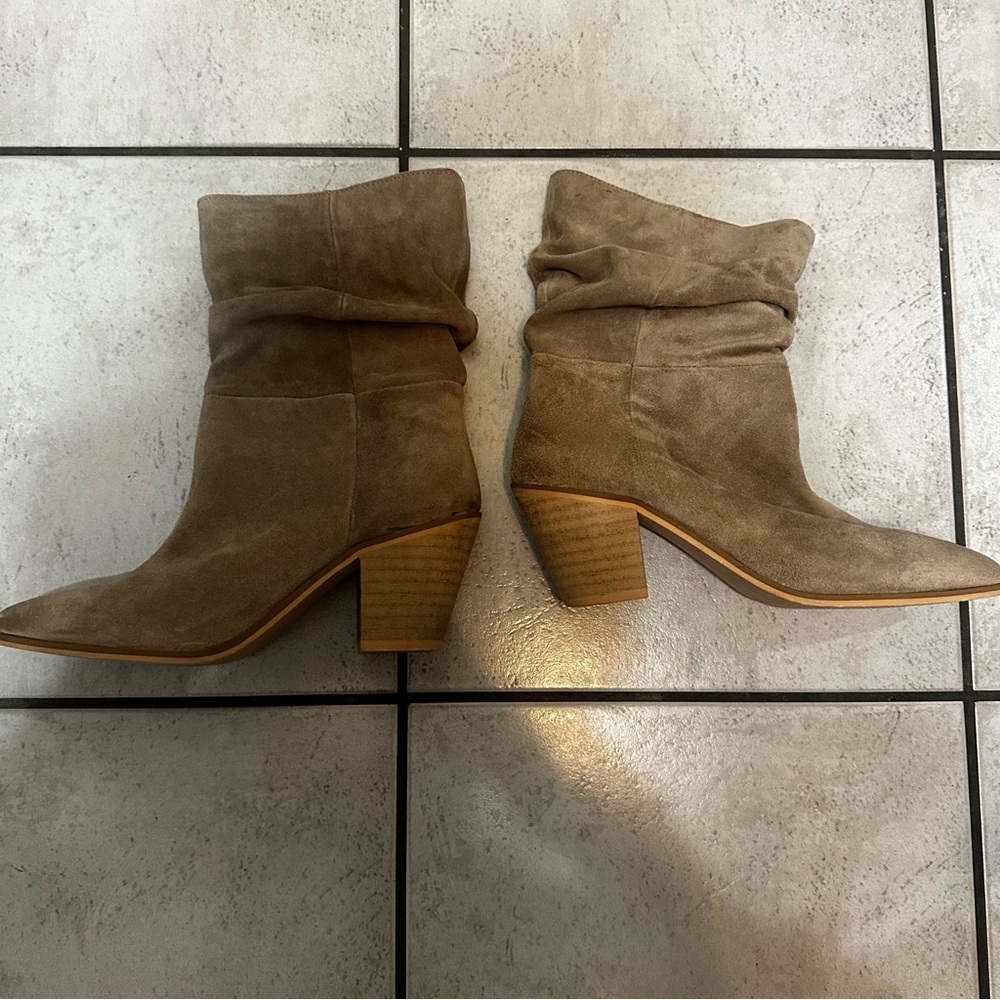 Matisse Dagget Slouchy Women's Suede Leather Ankle Boots - Brown Size 9 - Picture 7 of 9